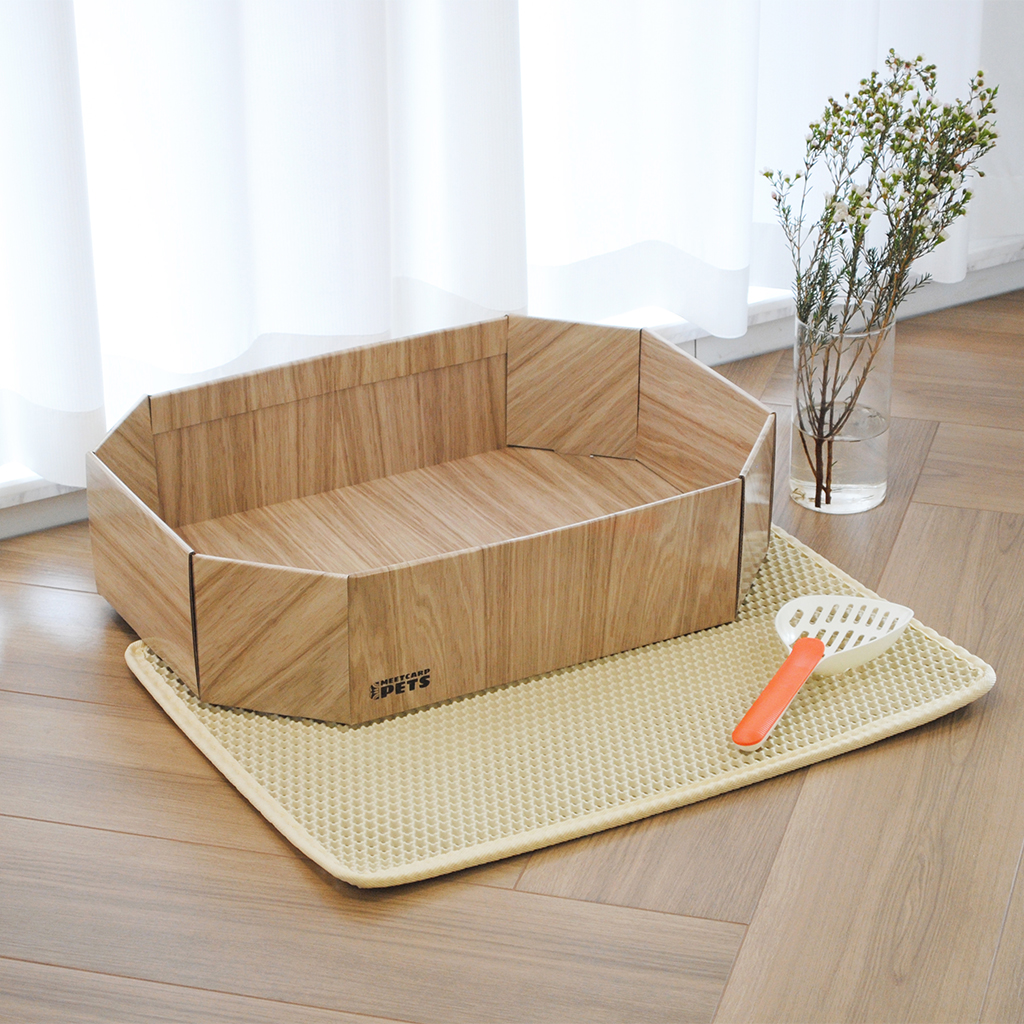 Cardboard Cat Litter Box